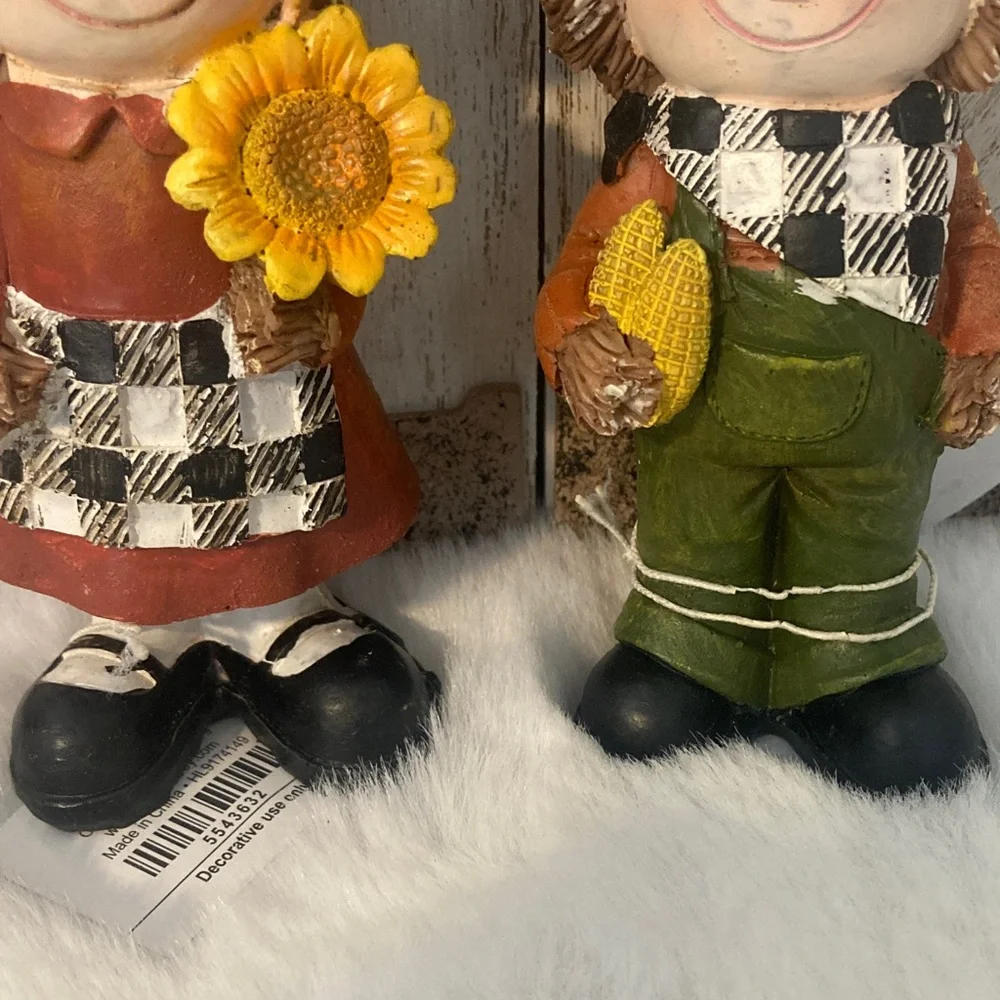 Hobby Lobby 2021 Scarecrow Figurines with Sunflower